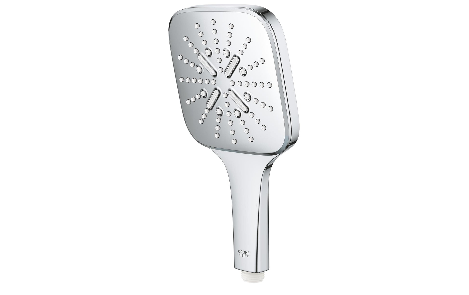 GROHE Handbrause – Edelstahl, Chrom, 3 Strahlarten, Anschluss 1/2