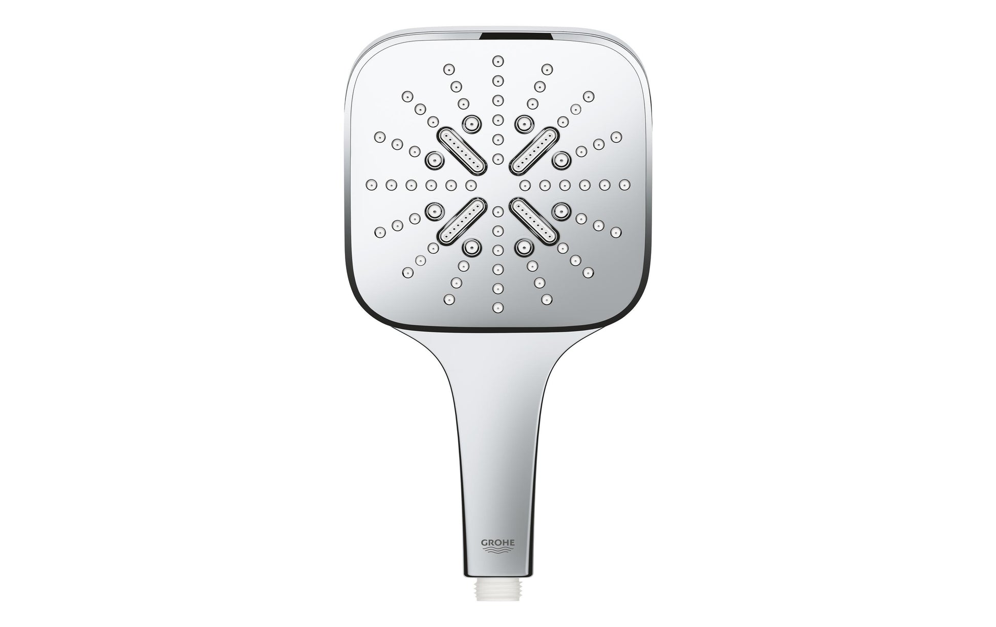 GROHE Handbrause – Edelstahl, Chrom, 3 Strahlarten, Anschluss 1/2