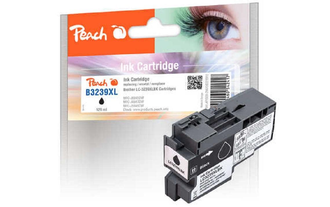 Peach LC-3239XL Schwarz Tintenpatrone (Kompatibel) – 127 ml – für Brother HLJ 6000/6100, MFCJ 5945/6945/6947