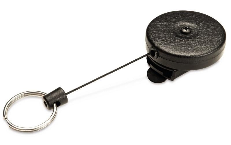 KEY-BAK Stiftschlaufe – Gürtelclip, schwarz