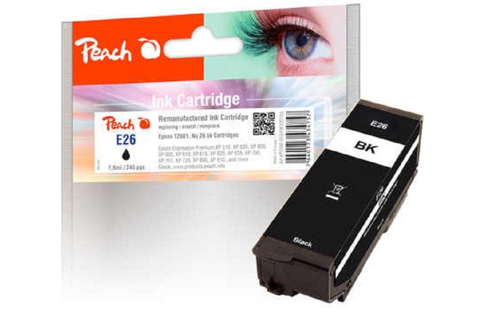 Peach Tinte Epson T2601 – Schwarz, Nr. 26