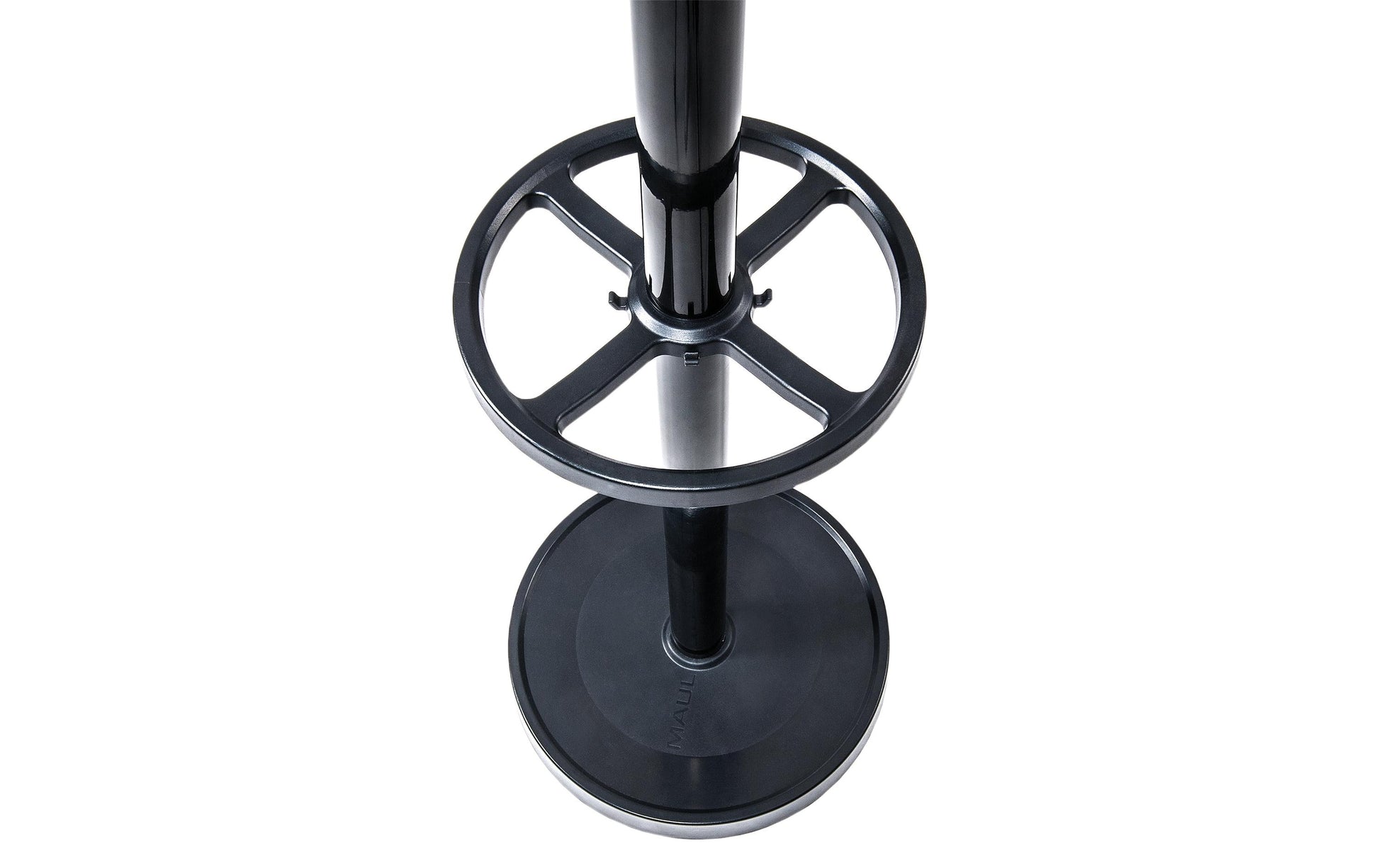 MAUL Garderobenständer (mit Schirmhalter, drehbare Krone) – Stahl – Schwarz – 1'725 mm