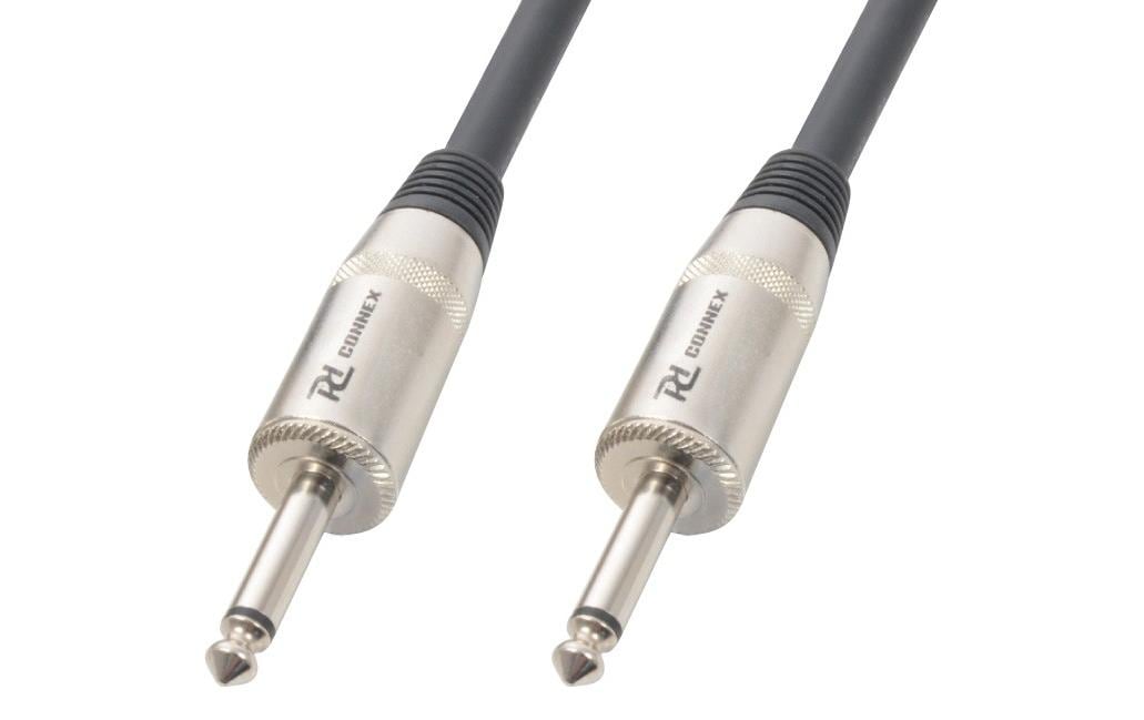 PD-Connex 6,3-mm-Klinkenkabel – Stecker zu Stecker – 15 m, 2×1,5 mm²