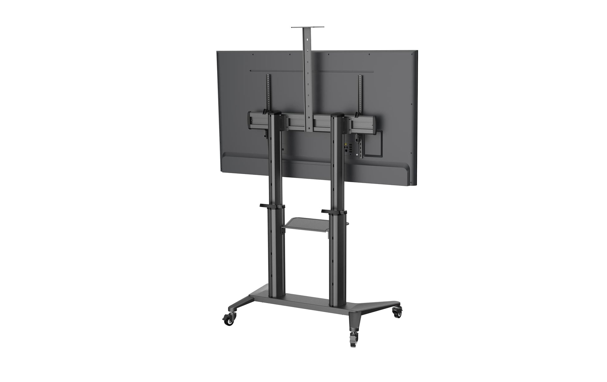 PureMounts PDS-0012C – Trolley, höhenverstellbar, für 75", VESA 1000×400, bis 140 kg, schwarz