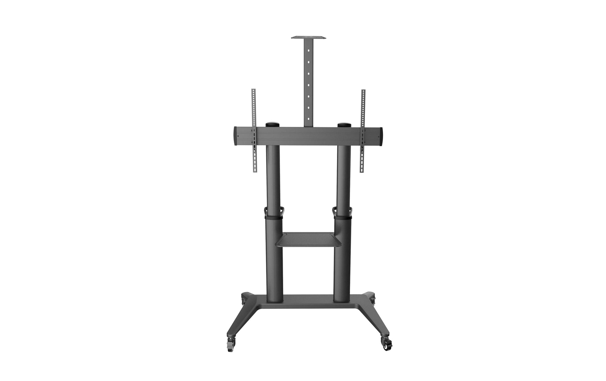 PureMounts PDS-0012C – Trolley, höhenverstellbar, für 75", VESA 1000×400, bis 140 kg, schwarz