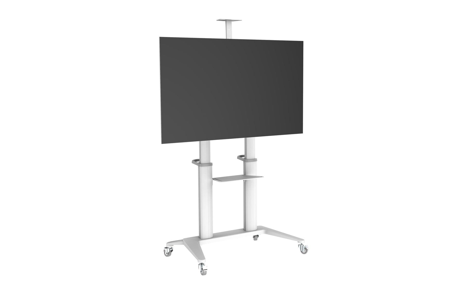 PureMounts PDS-0013C – Trolley, höhenverstellbar, für 90", VESA 200×200, bis 140 kg, weiss