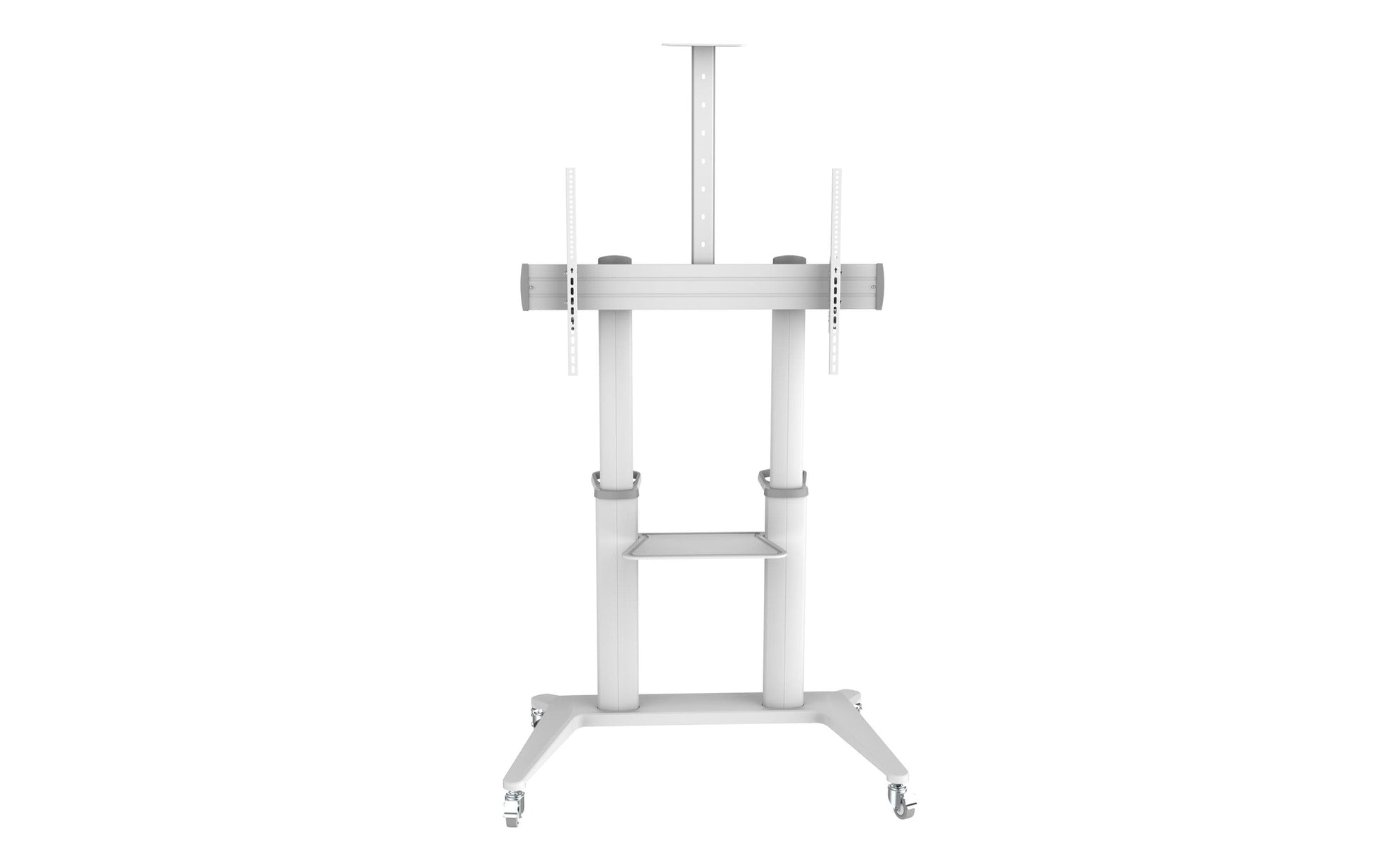 PureMounts PDS-0013C – Trolley, höhenverstellbar, für 90", VESA 200×200, bis 140 kg, weiss