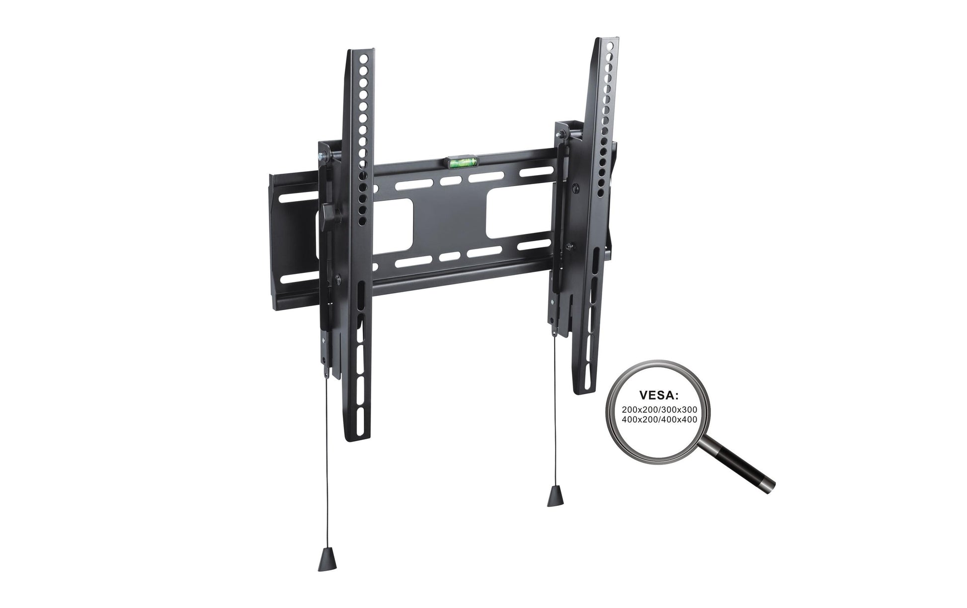 PureMounts Wandhalterung – Neigbar – 32–55" – VESA 200×200–400×400 – bis 50 kg, Diebstahlsicherung – PM-BTL400