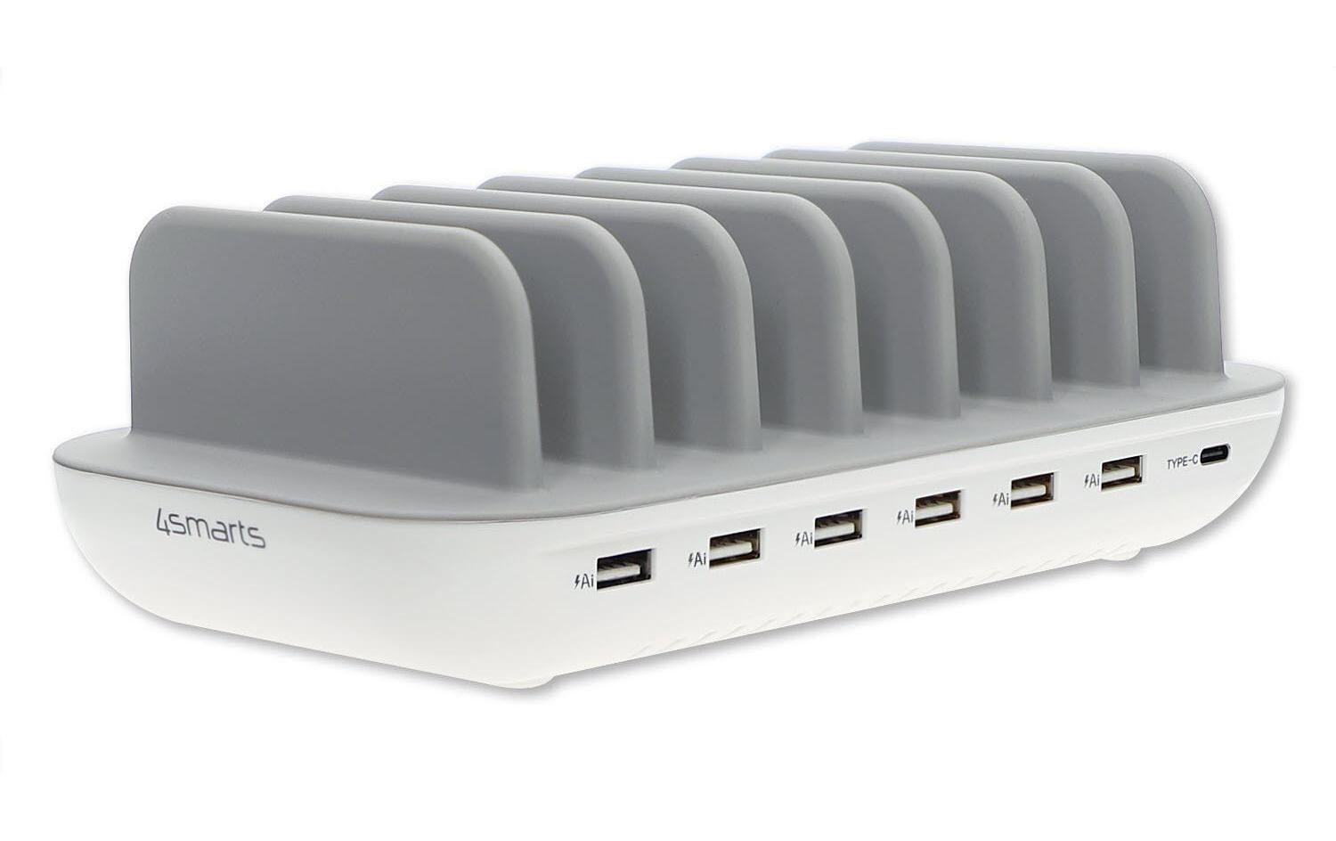 4smarts Ladestation Office – 60 W, 7 Ausgänge – für diverse Geräte