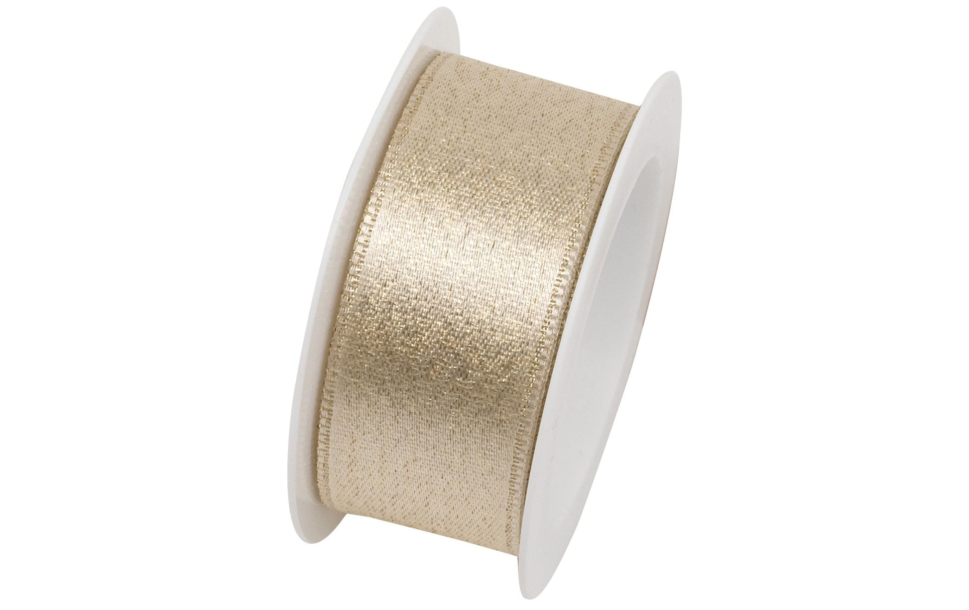 Braun + Company Geschenkband Gold – 25 mm × 2 m – 1 Stk.