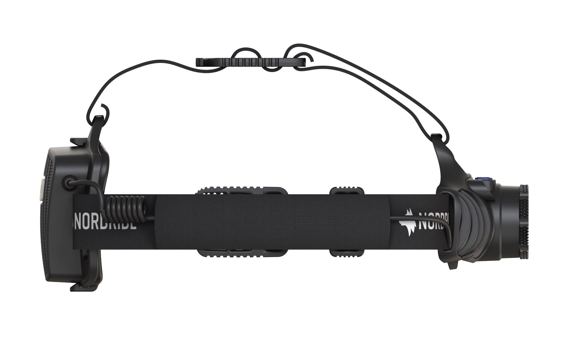 NORDRIDE Stirnlampe PRO R – 640 lm, 250 m, IP65, Laufzeit 18 h – Schwarz