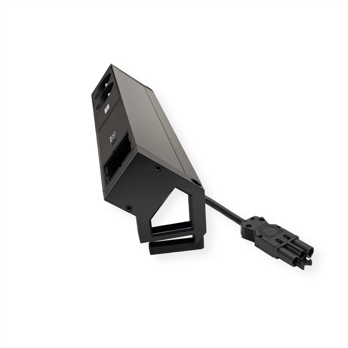 Bachmann DESK2 Steckdoseneinheit – 2×Typ E, USB-C 60 W, Tisch/Einbau