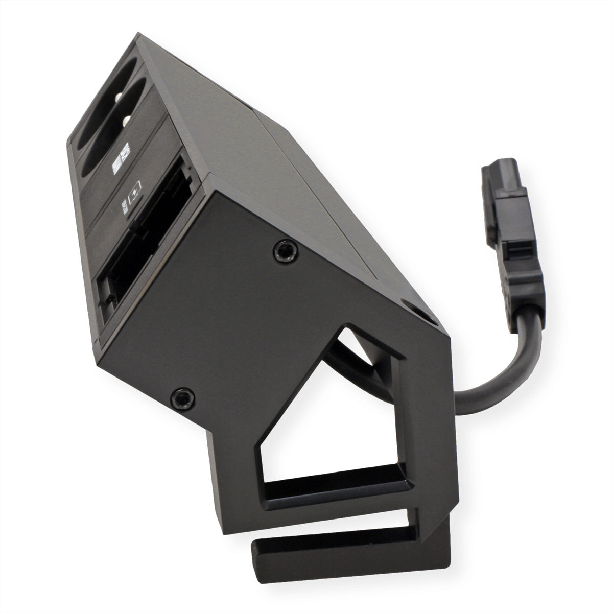 Bachmann DESK2 Steckdoseneinheit – 2×UTE, USB‑C 30 W, Aufbau, Wieland GST18, 0,2 m