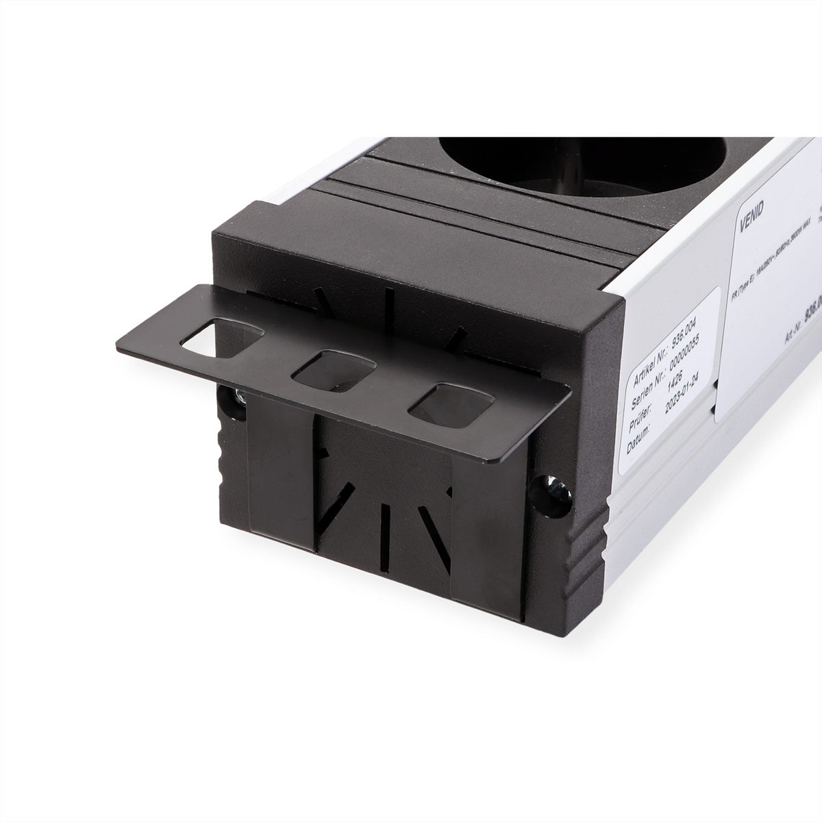 Bachmann VENID – Einbau-Anschlussfeld, 1× UTE (Typ E), 2× USB-Ladegerät 5 V DC/3,1 A, 0,2 m, Stecker GST18