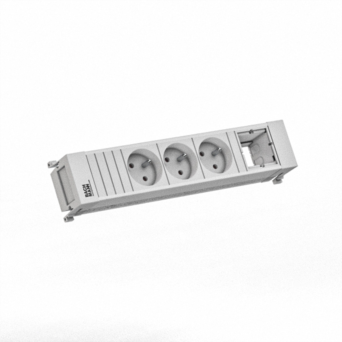 Bachmann POWER FRAME – Einbau-Anschlussfeld, 3× UTE, 1× GST18, 0,2 m Zuleitung, für FR/CZ/SK