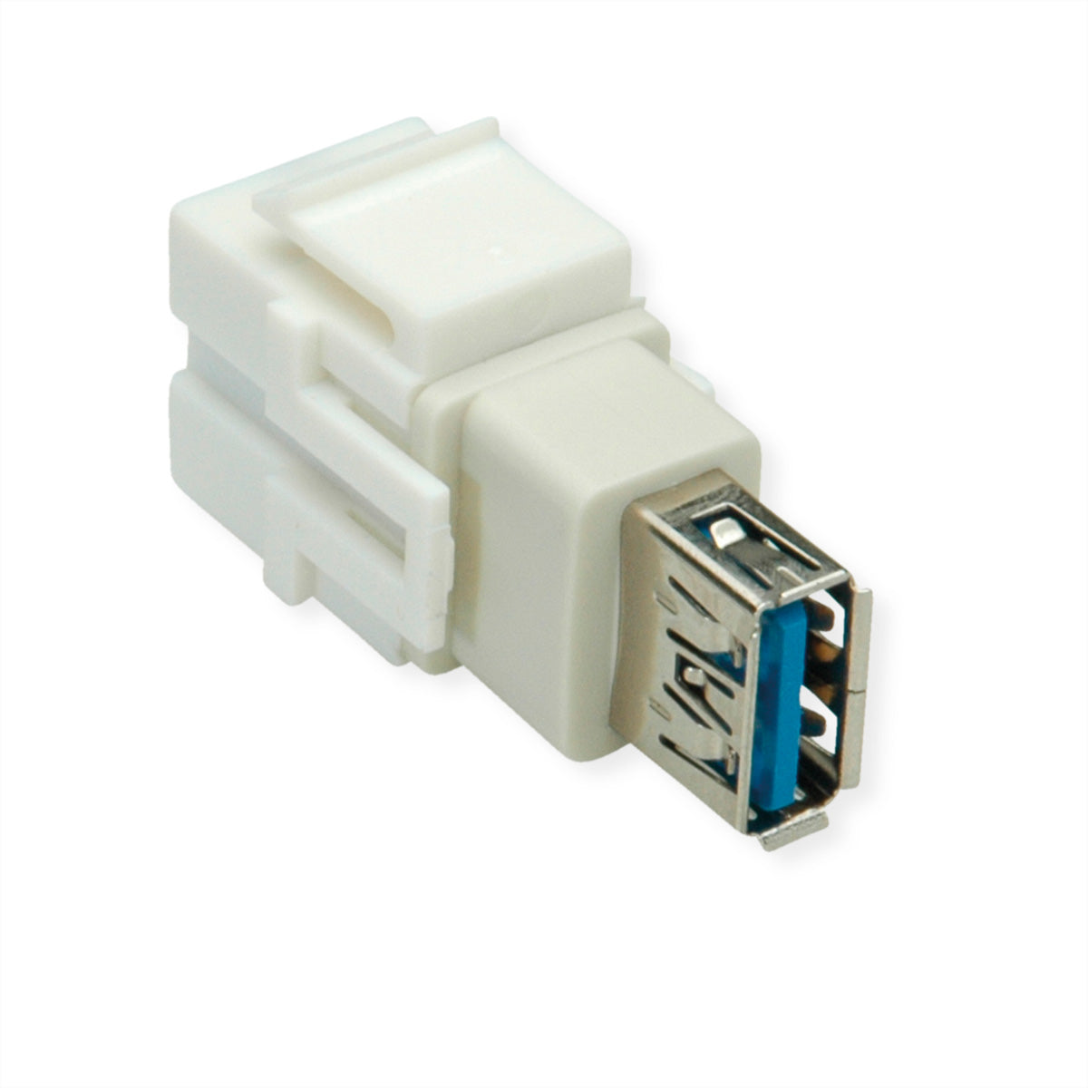 Bachmann USB-Adapter USB-A auf USB-A – USB 3.2 Gen 1 (5 Gbit/s) – Weiss