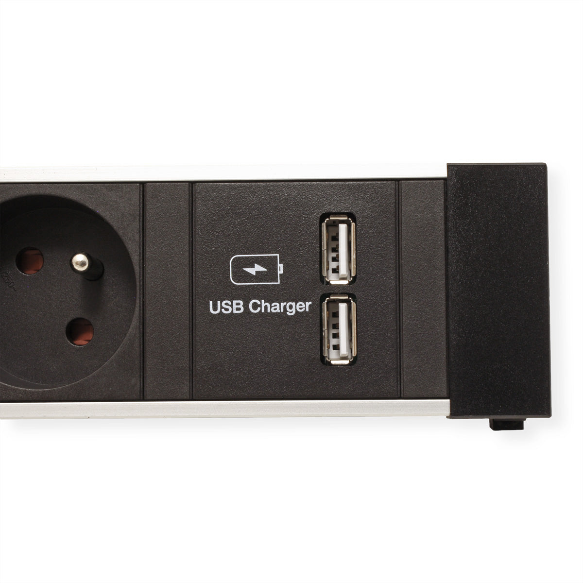 Bachmann POWER FRAME Steckdoseneinheit – 3×UTE + 2×USB, GST18, 0,2 m