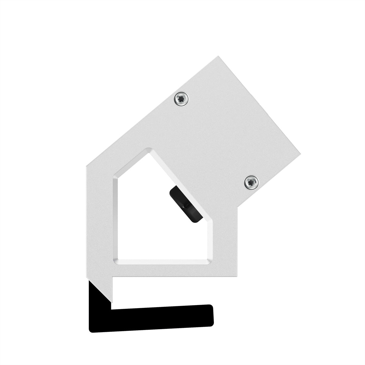 Bachmann DESK2 Tischsteckdosenleiste (3×T13 + 2×ABD), 0,2 m, Aluminium – Edelstahl