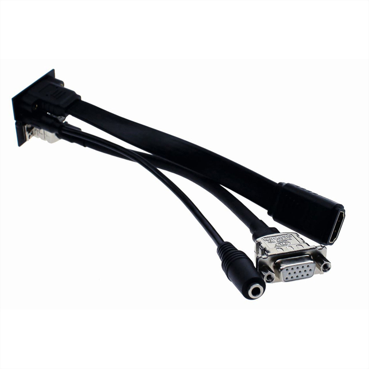 Bachmann Custom Modul, VGA, HDMI, Audio (Klinke 3,5 mm), Schwarz