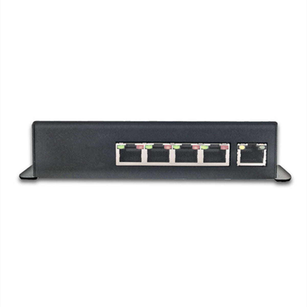 Gude Expert Net Control 2111-2 – Sensor-Hub/Pod, TCP/IP & PoE, 4 Relais- & 12 passive Signaleingänge – Schwarz
