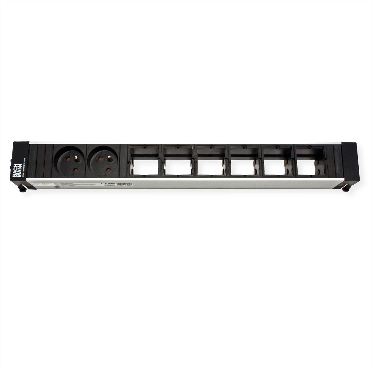Bachmann CONFERENCE Top Frame X-Large Einbau-Anschlussfeld – UTE×2, ABD×6, GST18i3 Ein-/Ausgang – Schwarz