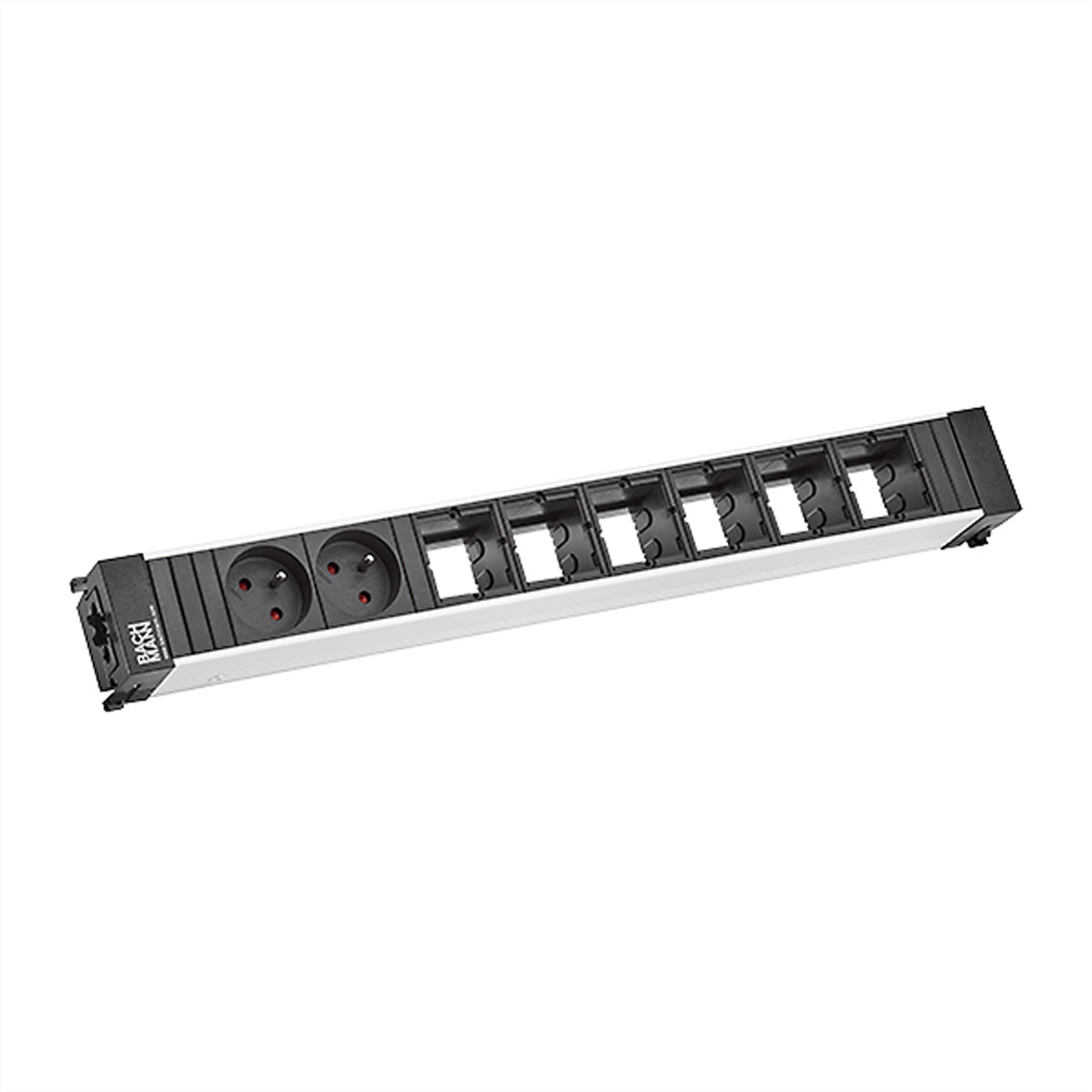 Bachmann CONFERENCE Top Frame X-Large Einbau-Anschlussfeld – UTE×2, ABD×6, GST18i3 Ein-/Ausgang – Schwarz