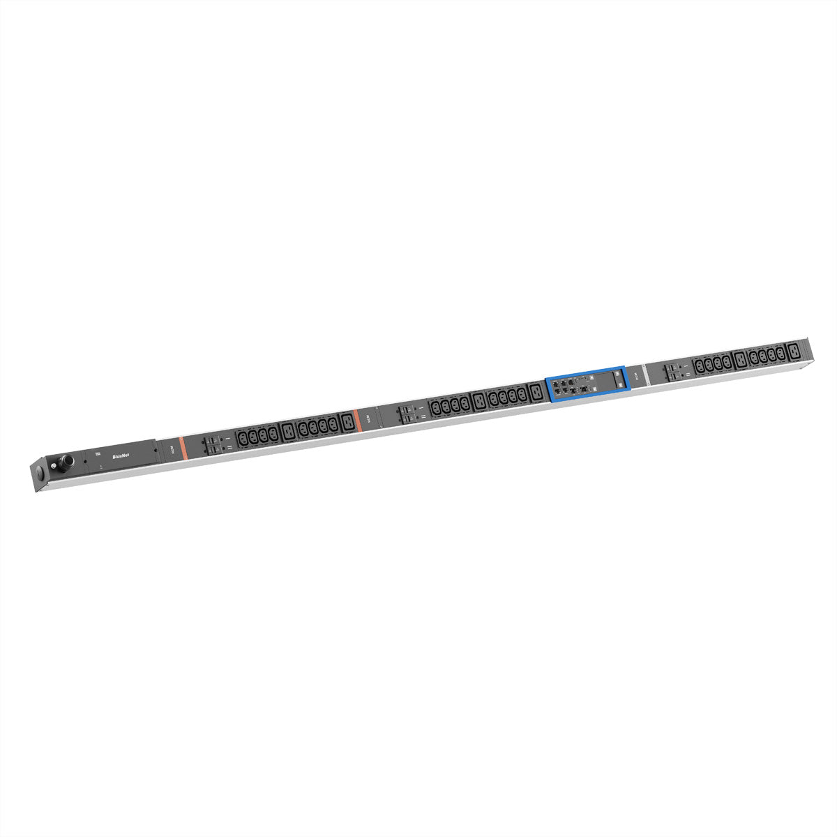 Bachmann Rack-PDU – Überwacht, 1×USB-Ladegerät, 3-phasig, 0U, 32 A 400 V, 24×C13 + 6×C19, CEE 32A 3P+N+PE, 3 m