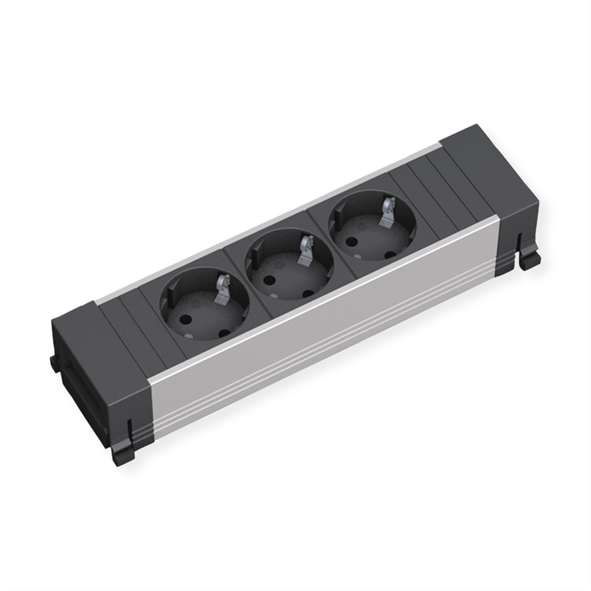 Bachmann POWER FRAME Steckdoseneinheit – 3×Schuko (Typ E/F), Einbau, 0,2 m Kabel, Wieland GST18