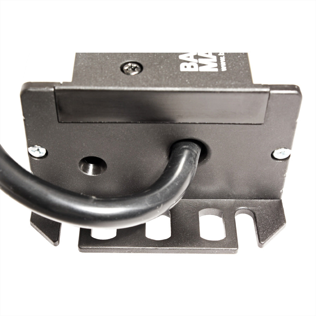 Bachmann Steckdosenleiste, 9×T13, ohne Schalter, 2 m, wiederanschliessbar, IP20 – schwarz/grau
