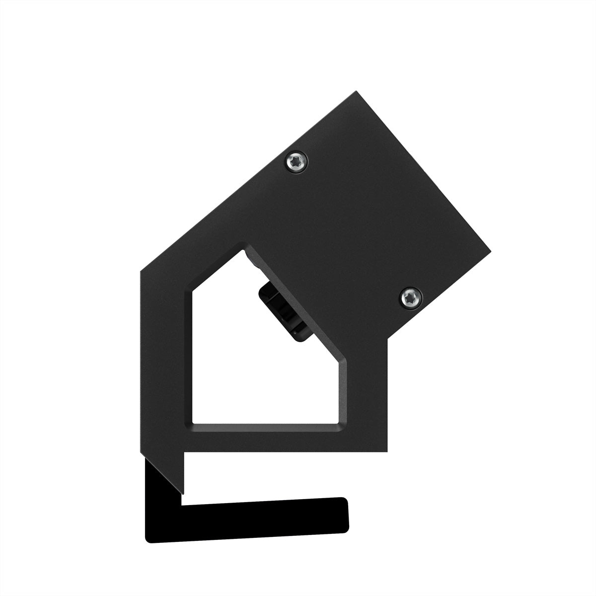 Bachmann DESK2 ALU Steckdoseneinheit – 4×Schuko (Typ E/F), USB‑A/USB‑C 22 W, Tischmontage, Schwarz