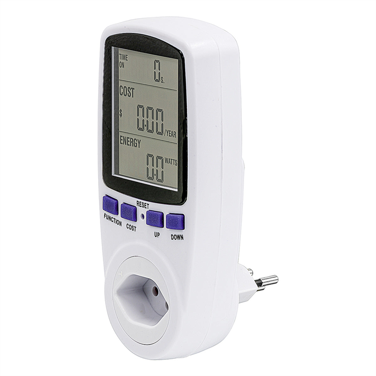 Steffen Energiemessgerät – 190–250 V, max. 10 A, 2500 W, IP20