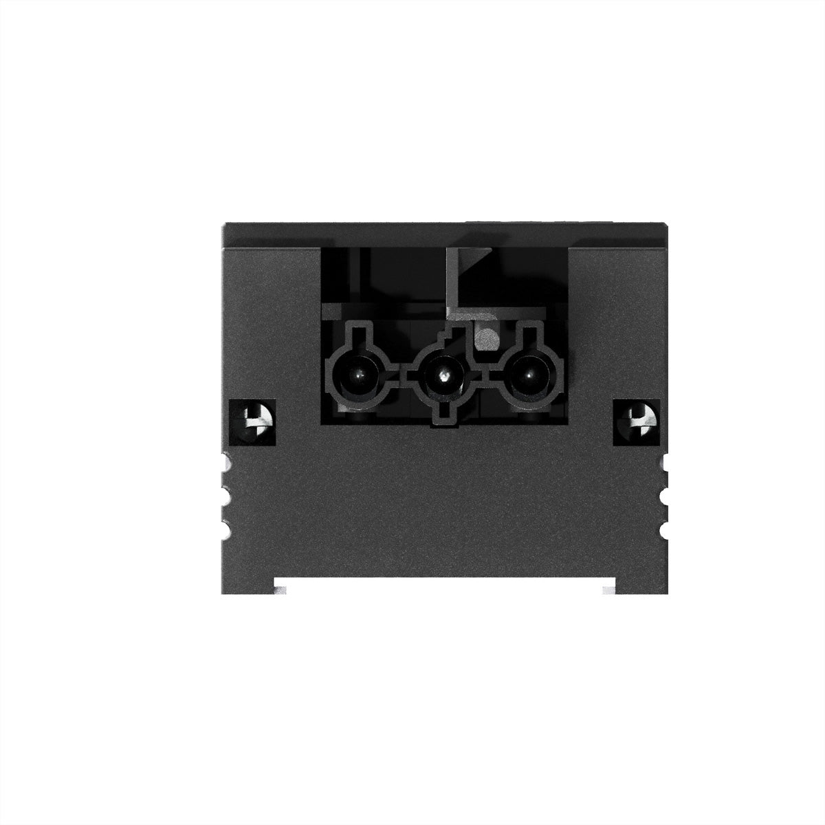 Bachmann STEP ALU – Steckdosenleiste, 6× Schuko (Typ F), Stecker Wieland GST18, schwarz