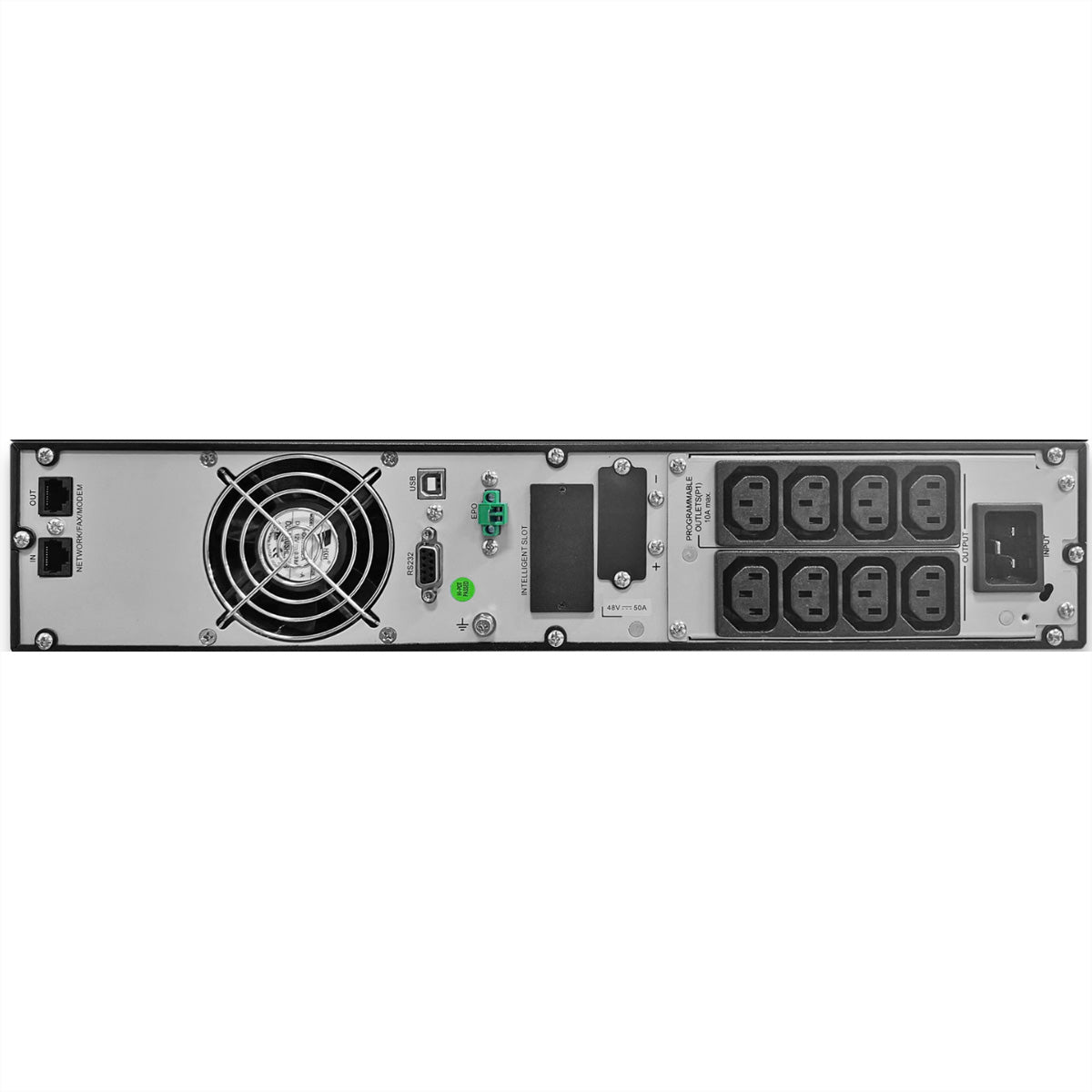 Gude EPB 8810-2 USV 2,0 kVA/2000 W Online – 2U Rack – C13×8, Eingang IEC C20