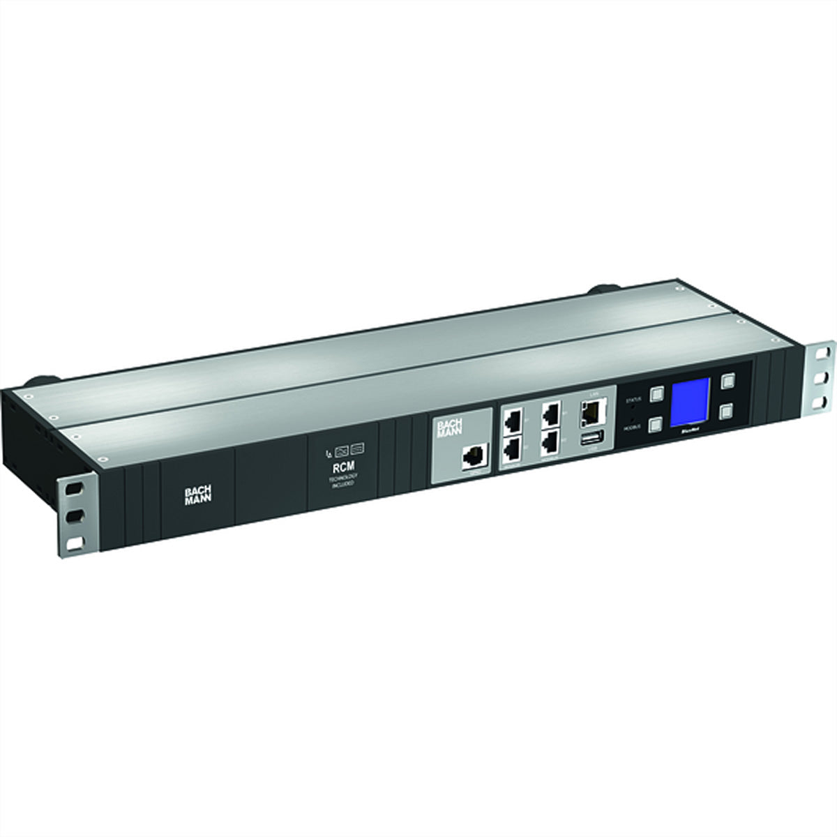 Bachmann BN3000 RCM XXL IT-Steckdosenleiste – CEE 3×32A, 3 m – Messung pro Phase, Display, Webserver