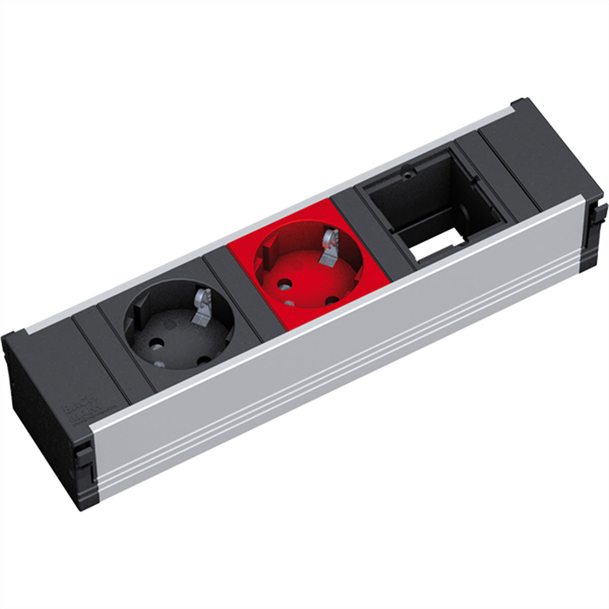 Bachmann CONI – Einbau-Anschlussfeld, 3× Schuko (Typ F), 0,2 m, Stecker Wieland GST18