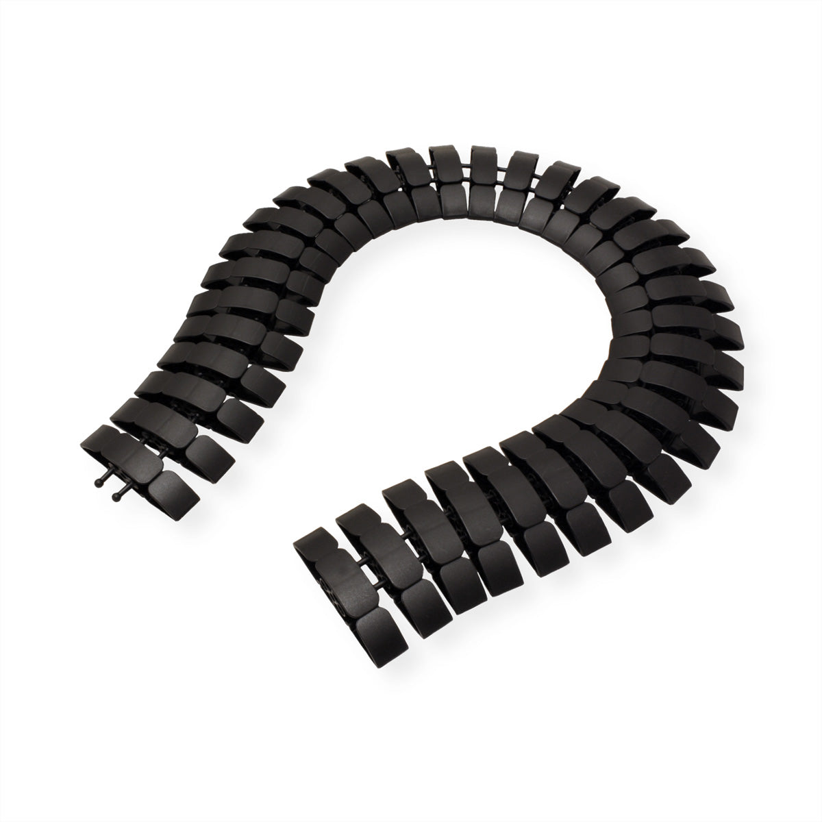 Bachmann Kabelhalter, 90×24 mm, Kunststoff – schwarz