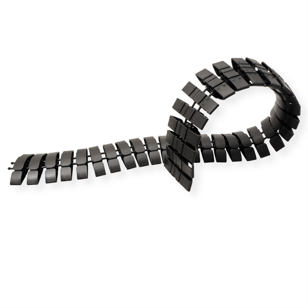 Bachmann Kabelhalter, 90×24 mm, Kunststoff – schwarz