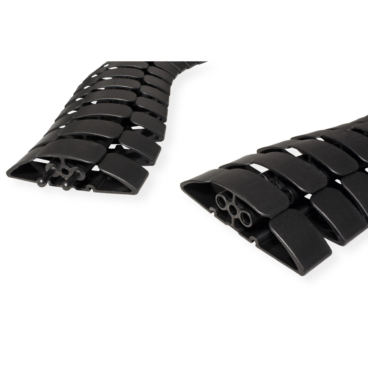 Bachmann Kabelhalter, 90×24 mm, Kunststoff – schwarz