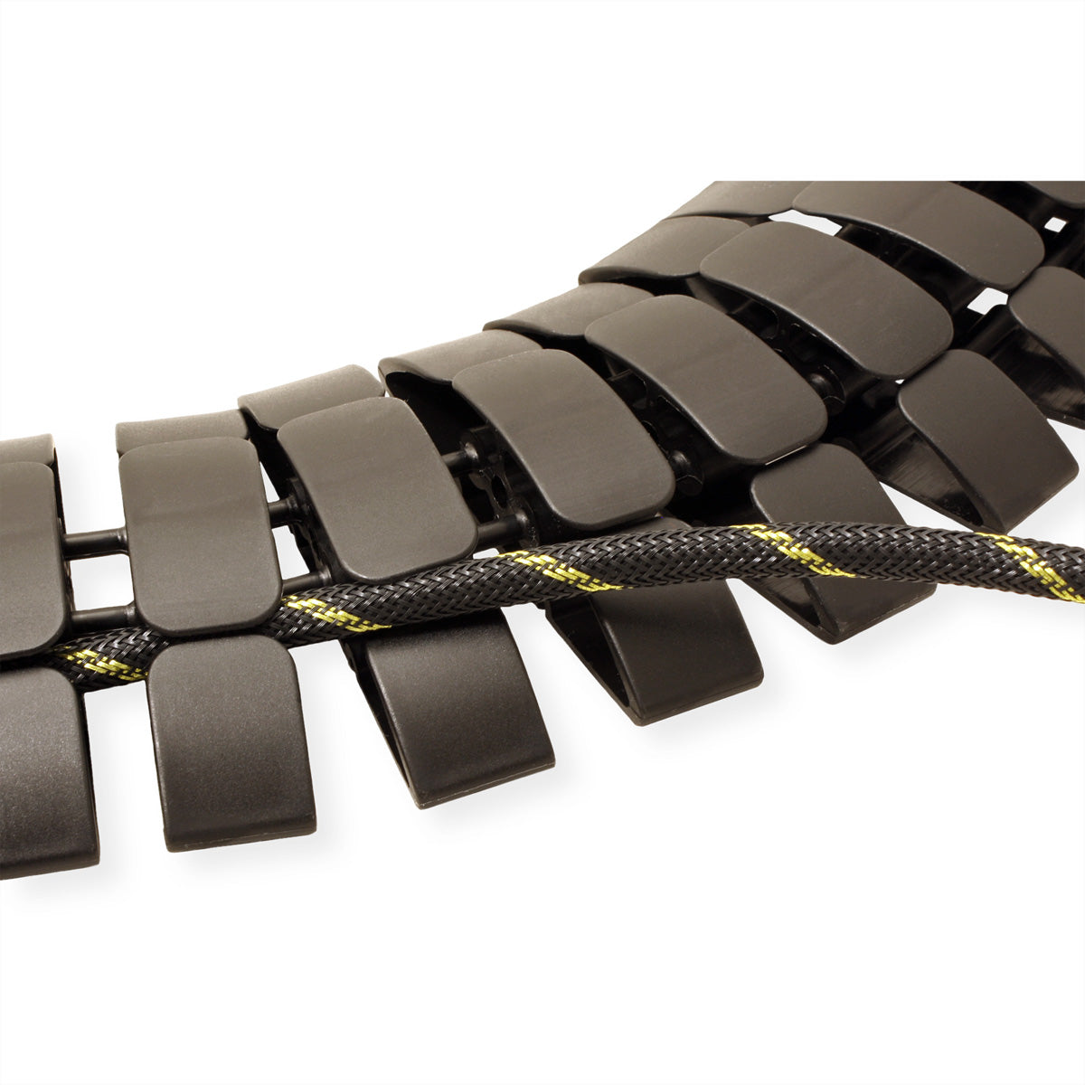Bachmann Kabelhalter, 90×24 mm, Kunststoff – schwarz