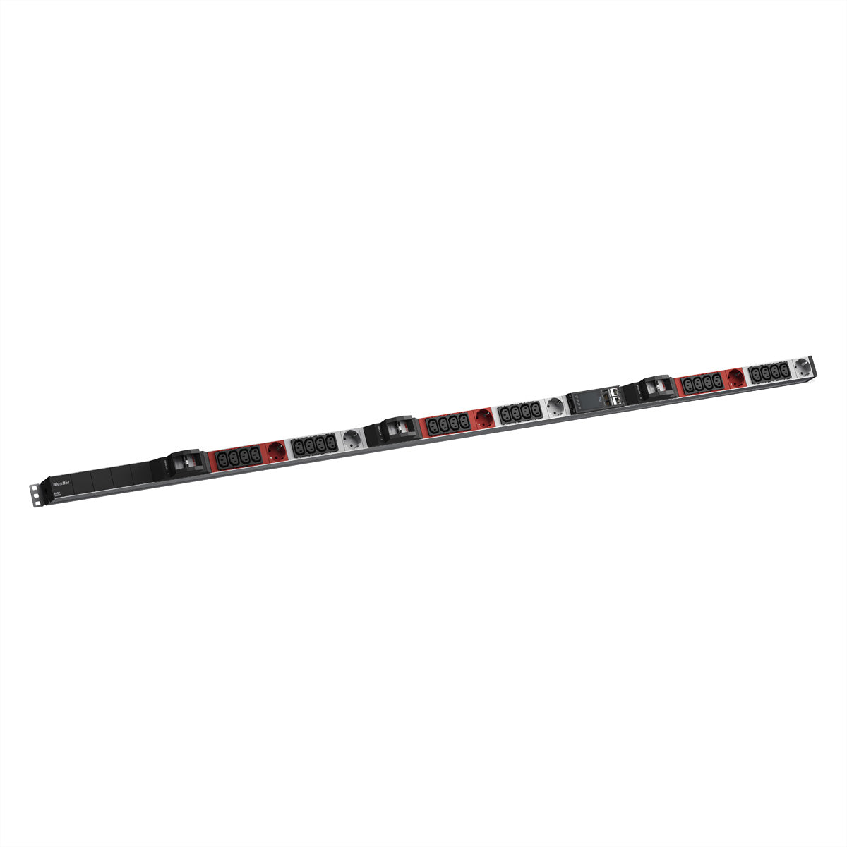 Bachmann BN ESSENTIAL Rack-PDU Metered, 3-phasig 22 kW, (24×C13 + 6×Schuko (Typ F)), CEE 32A 3P+N+PE, 3,0 m