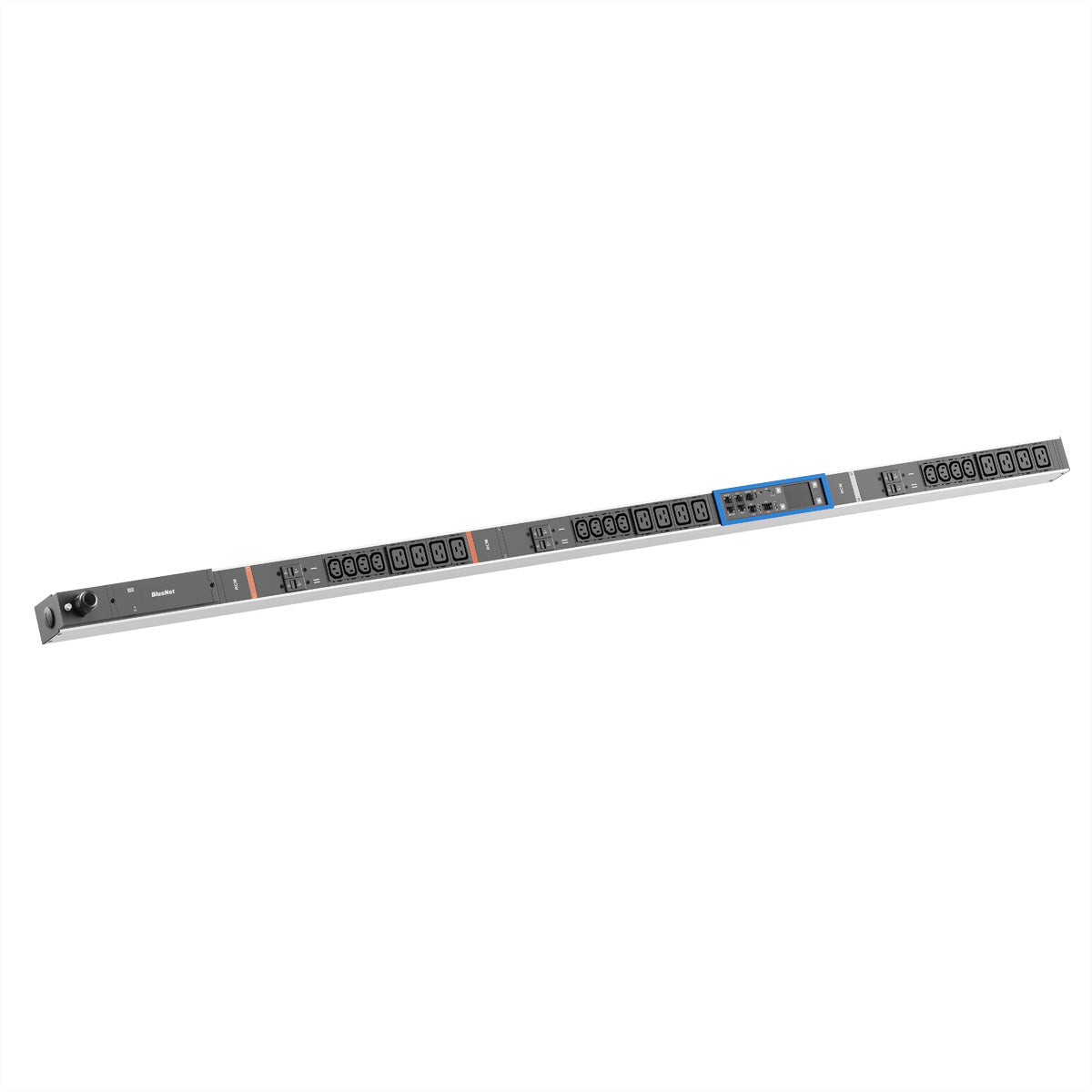 Bachmann Rack-PDU – Überwacht, 3-phasig, 32 A 400 V, 12×C13 + 12×C19, CEE 32 A/5p, 3,0 m, RCM Typ B, Web-UI