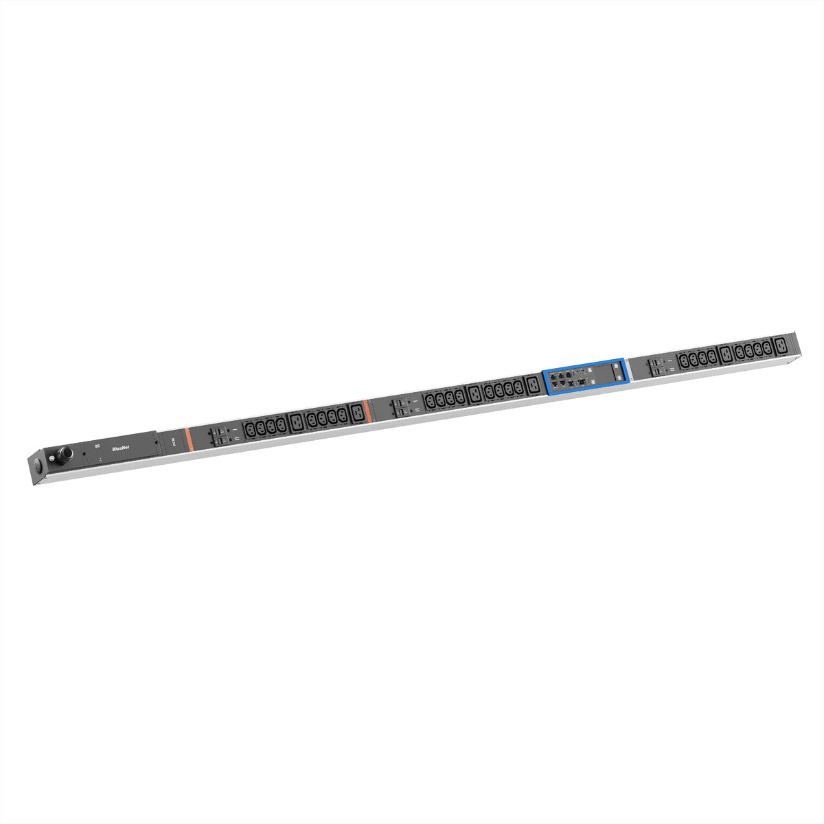 Bachmann BN PRO M RCM Rack-PDU, gemessen, 3-phasig 22 kW (32 A 400 V), (24×C13 + 6×C19), Eingang CEE 32-5, 3.0