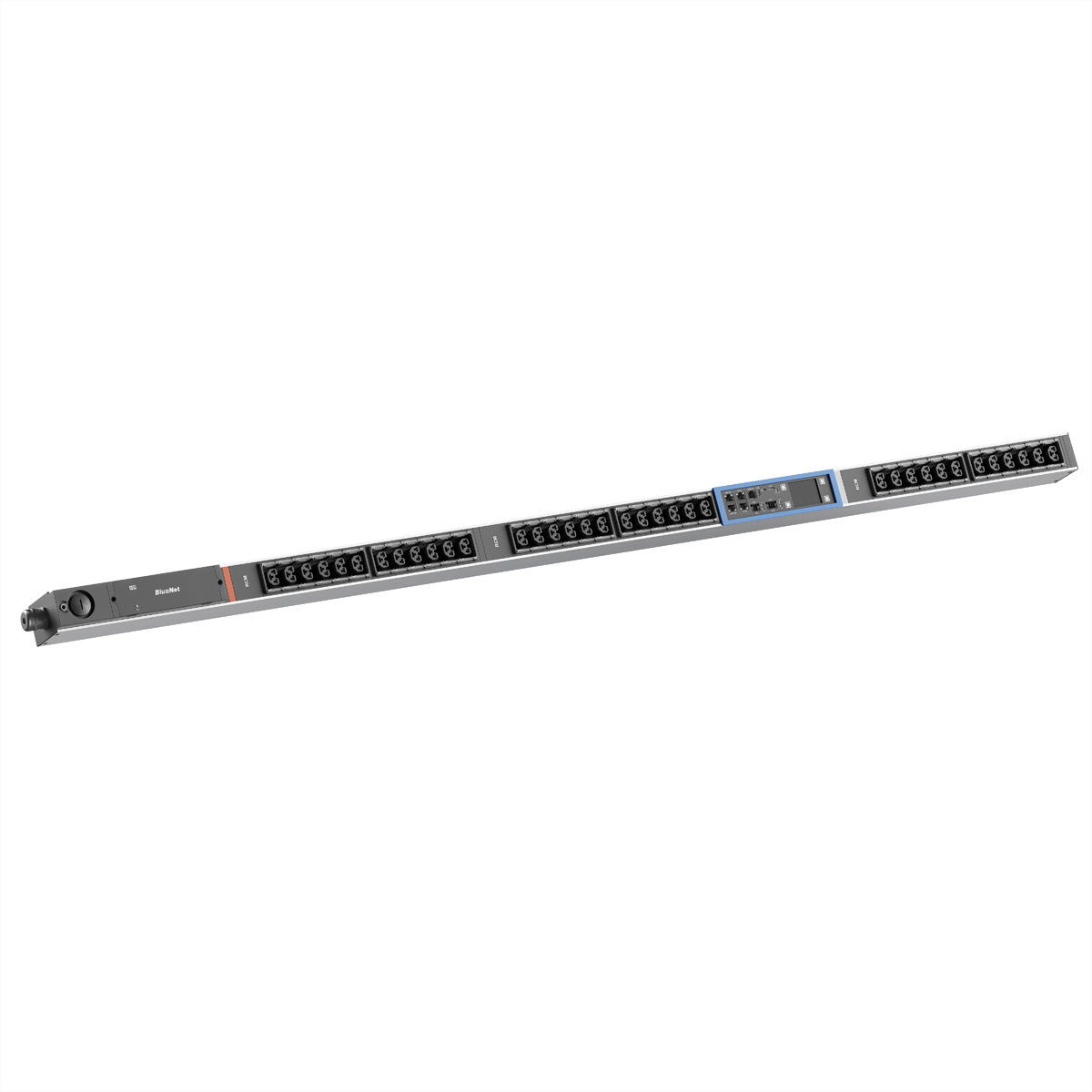 Bachmann BN PRO M+ RCM Rack-PDU, Messung pro Ausgang, 3-phasig 11 kW, 36×Combo C13/C15/C19/C21 – mehrfarbig