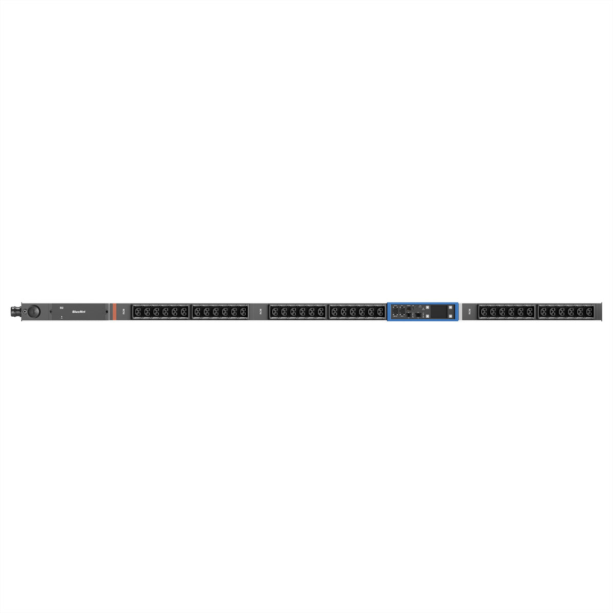 Bachmann BN PRO M+ RCM Rack-PDU, Messung pro Ausgang, 3-phasig 11 kW, 36×Combo C13/C15/C19/C21 – mehrfarbig