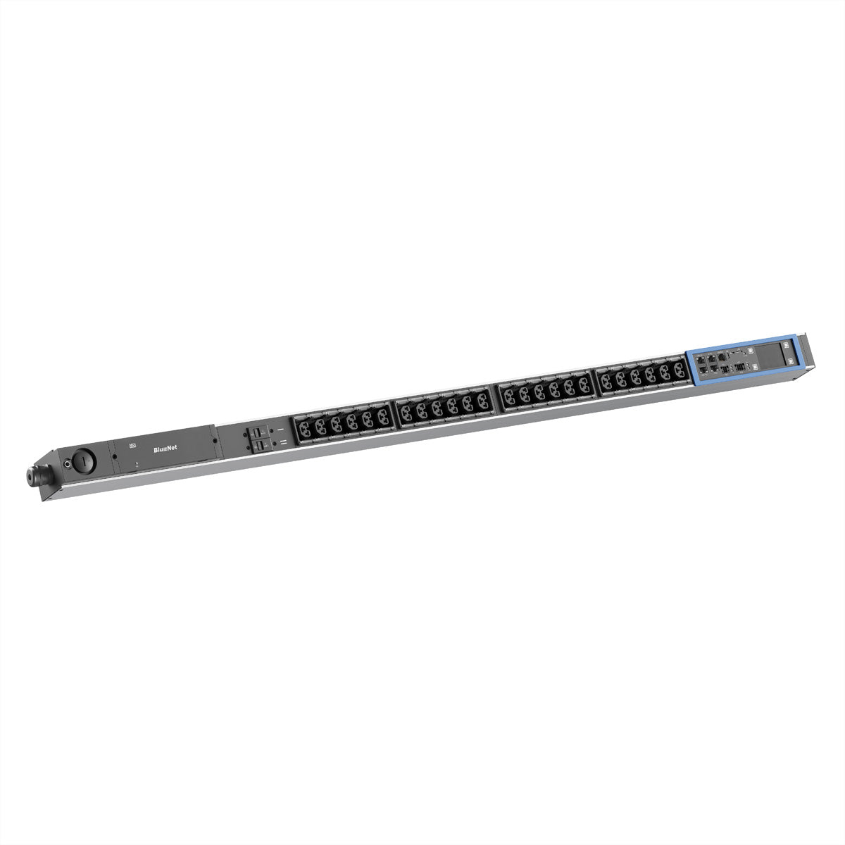 Bachmann BN PRO S Rack-PDU, 24×Combo (C13/C15/C19/C21), Geschaltet, Gemessen, 3-phasig 22,1 kW, Eingang CEE 32-5