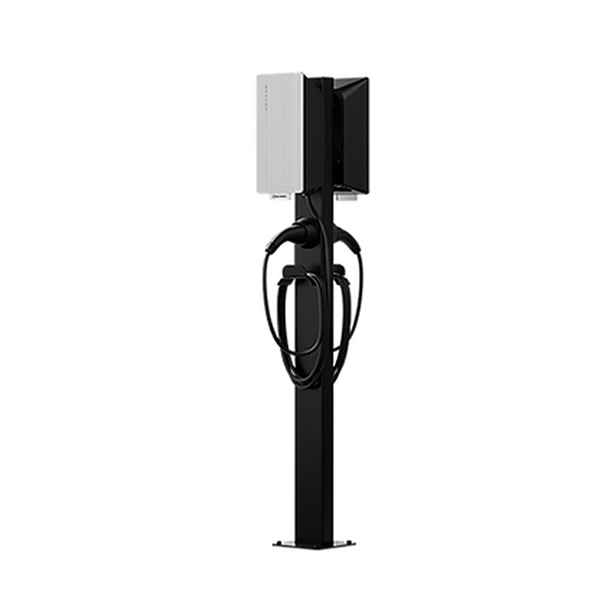 Teltonika Montageständer – Für 2× EVC2-Ladegerät, 120×60×1500 mm, Schwarz