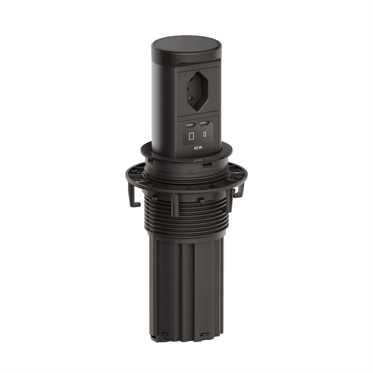 Bachmann ELEVATOR 2 Steckdoseneinheit – 1×T13, 2×USB-C 45 W, Einbau, 0,5 m, IP44