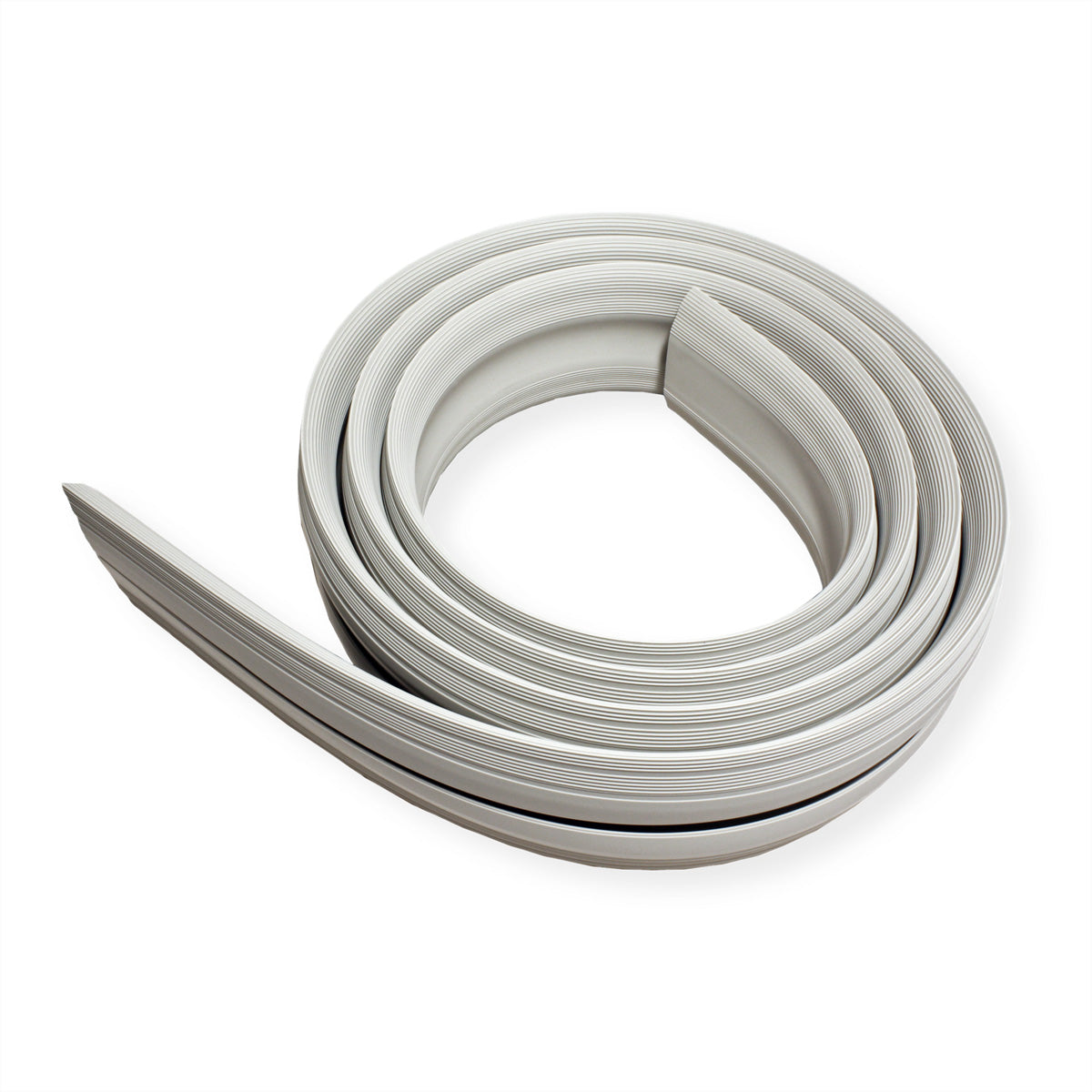 Dataflex Kabelbrücke – 3 m – Aussen 83 × 15 mm – PVC – Grau, 3 Kanäle, selbstklebend, 1 Stk.
