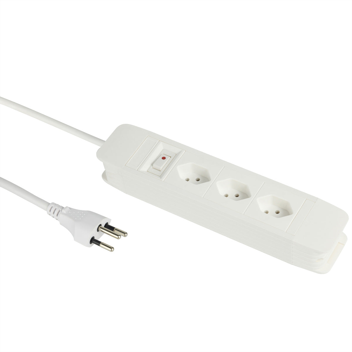 M. Schönenberger Schönenberger PRINCIPIO – Steckdosenleiste, 3× T13, mit Schalter, 5 m, Stecker T12, IP20