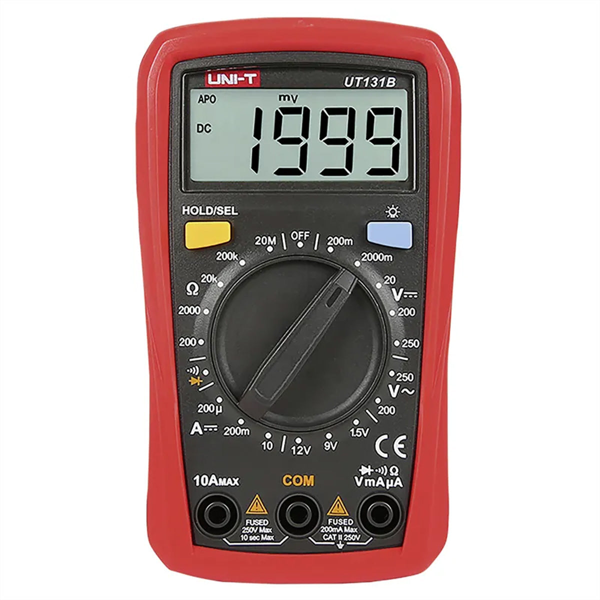 Steffen Multimeter – AC/DC, 10 A, CAT II 250 V